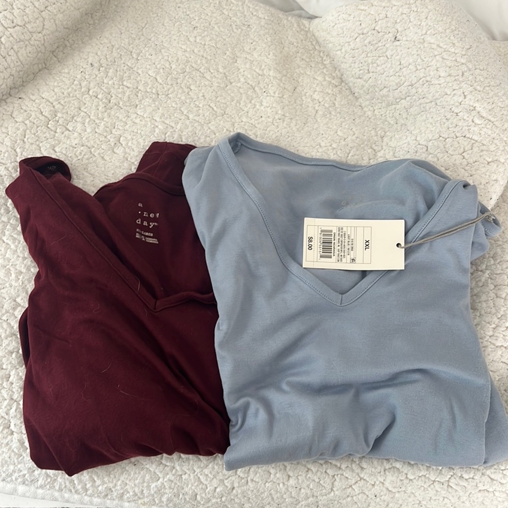 Two XXL t-shirts from target.